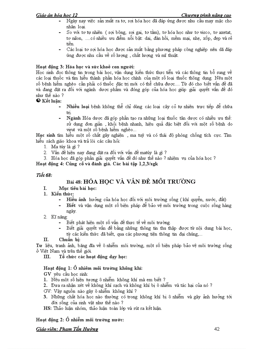 image for page Giao an chuong trinh moi lop 12 ki 2