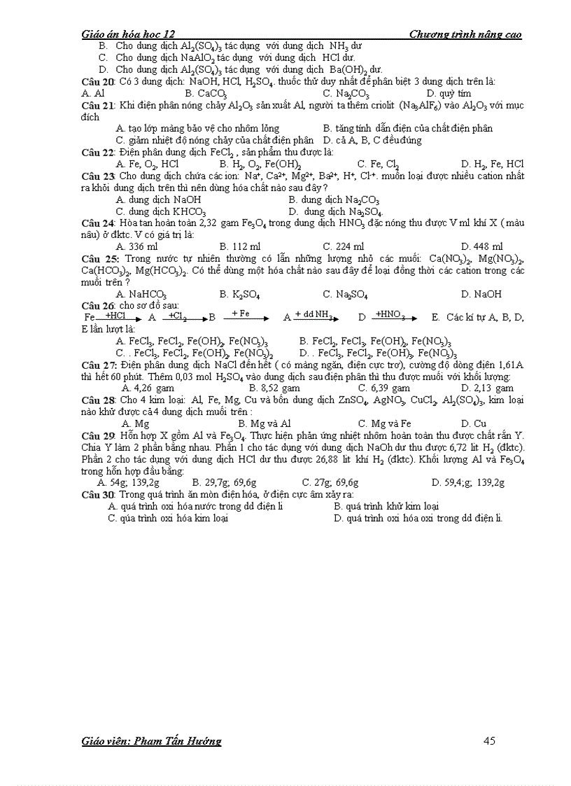 image for page Giao an chuong trinh moi lop 12 ki 2