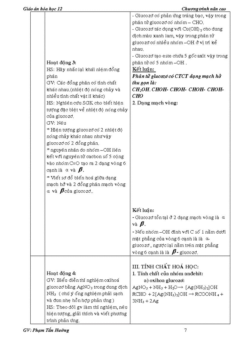 image for page Giao an hoa 12 chuong trinh moi hoc ki 1