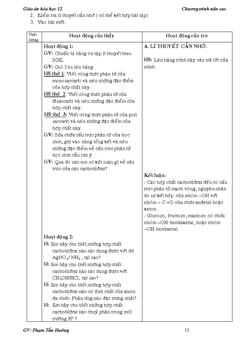 image for page Giao an hoa 12 chuong trinh moi hoc ki 1