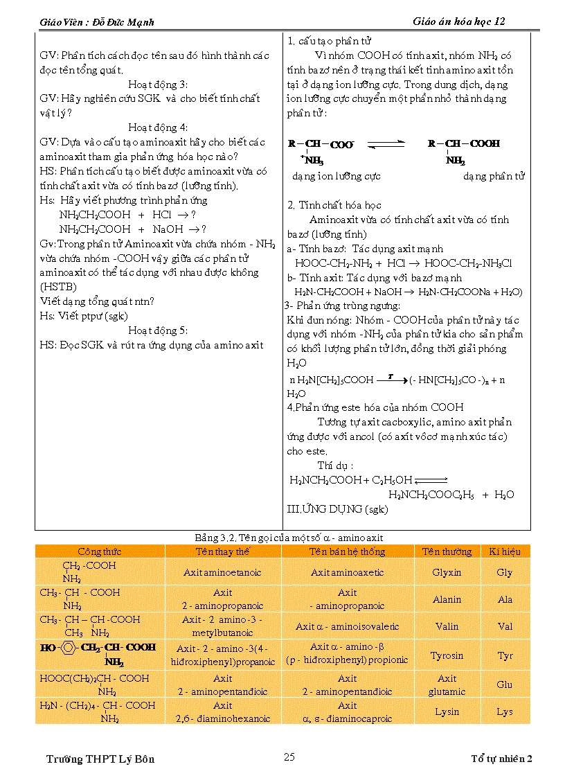 image for page Giao an hóa 12 day du