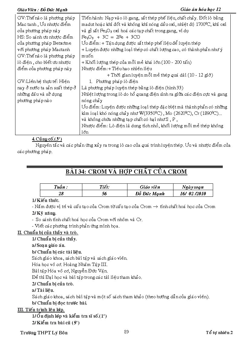 image for page Giao an hóa 12 day du