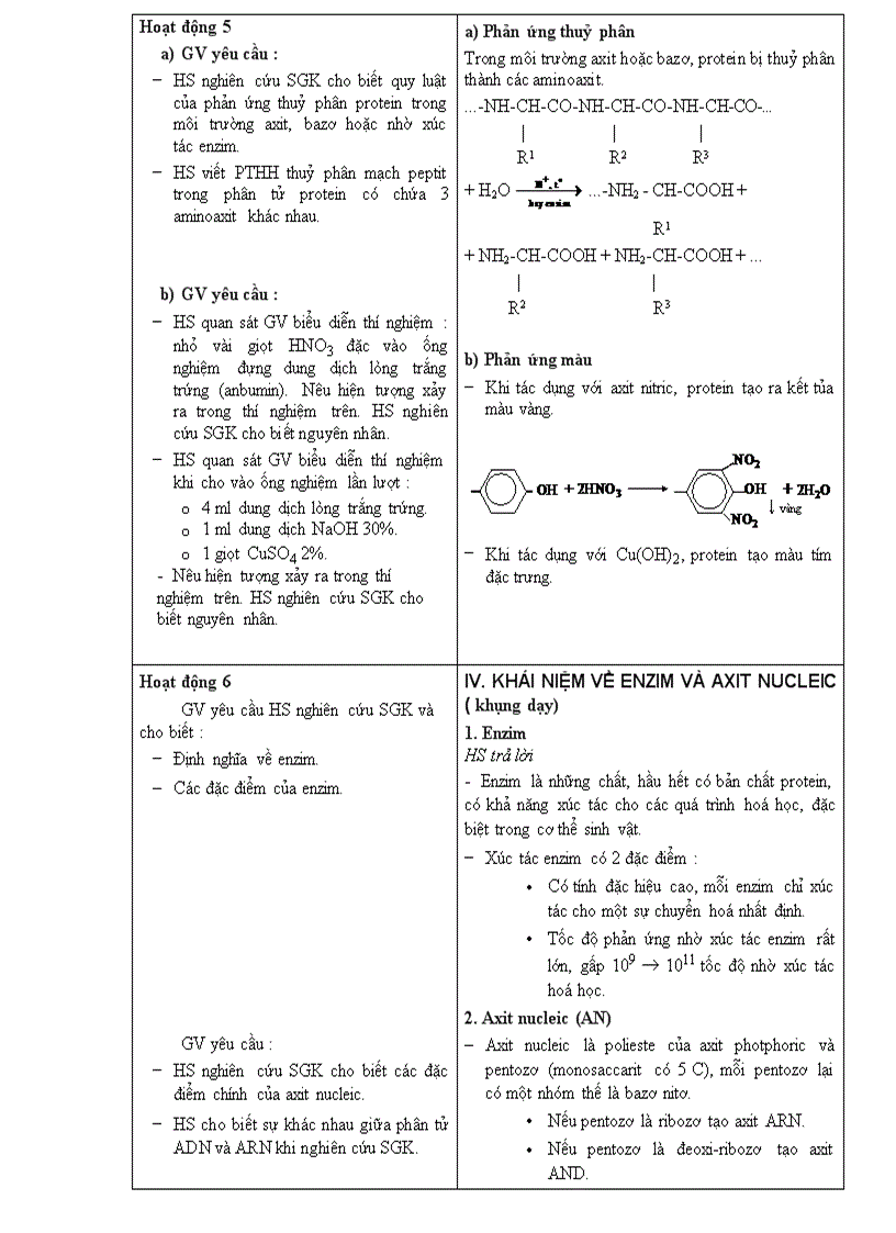 image for page Giáo án hóa 12 hk 1 năm học 08 09