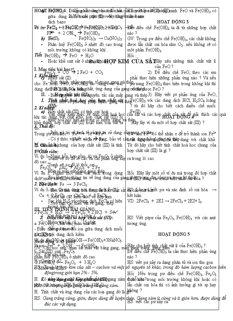image for page Giáo án hóa 12 hk 2 năm học 08 09