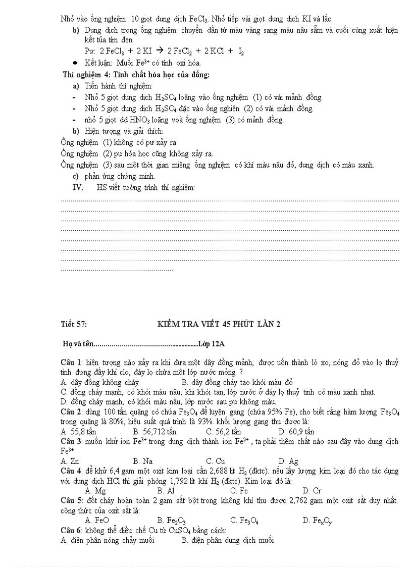 image for page Giáo án hóa 12 hk 2 năm học 08 09