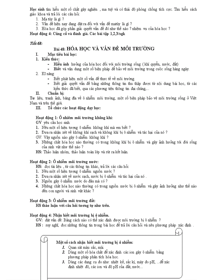 image for page Giáo án hóa 12 hk 2 năm học 08 09