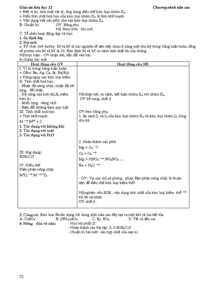 image for page Giáo án hoá 12 nâng cao mới