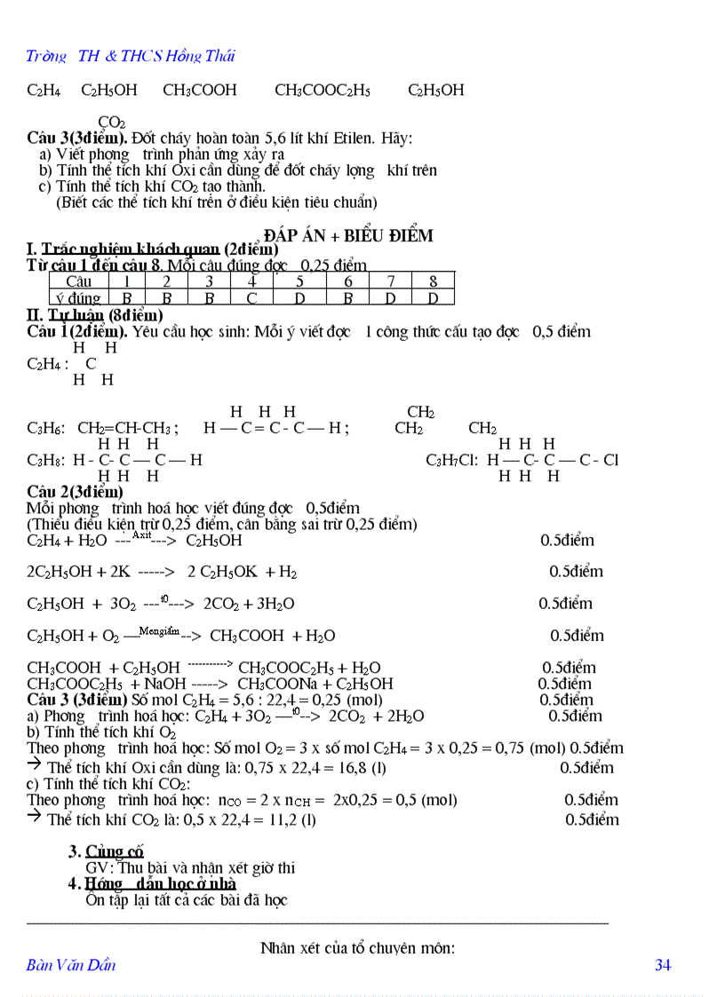 image for page Giáo án hóa 9 chương 5 Dẫn xuất của HC