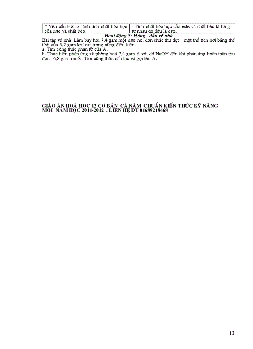 image for page Giáo án Hóa học 12 chuẩn mới 2012