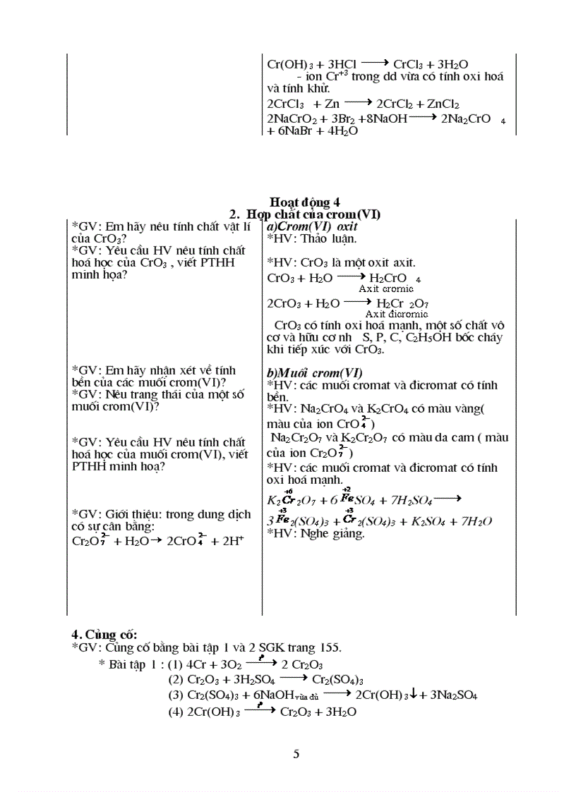 image for page Giáo án Hóa học 12 P2