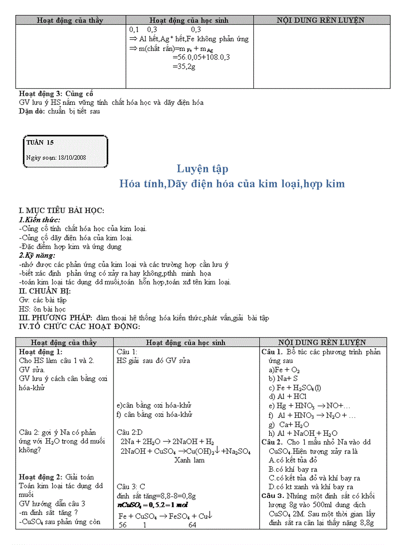 image for page Giáo án tự chọn 12 từ polime