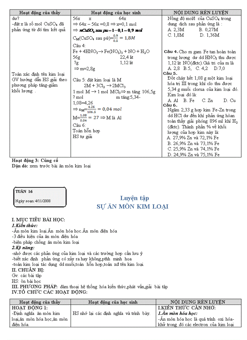 image for page Giáo án tự chọn 12 từ polime