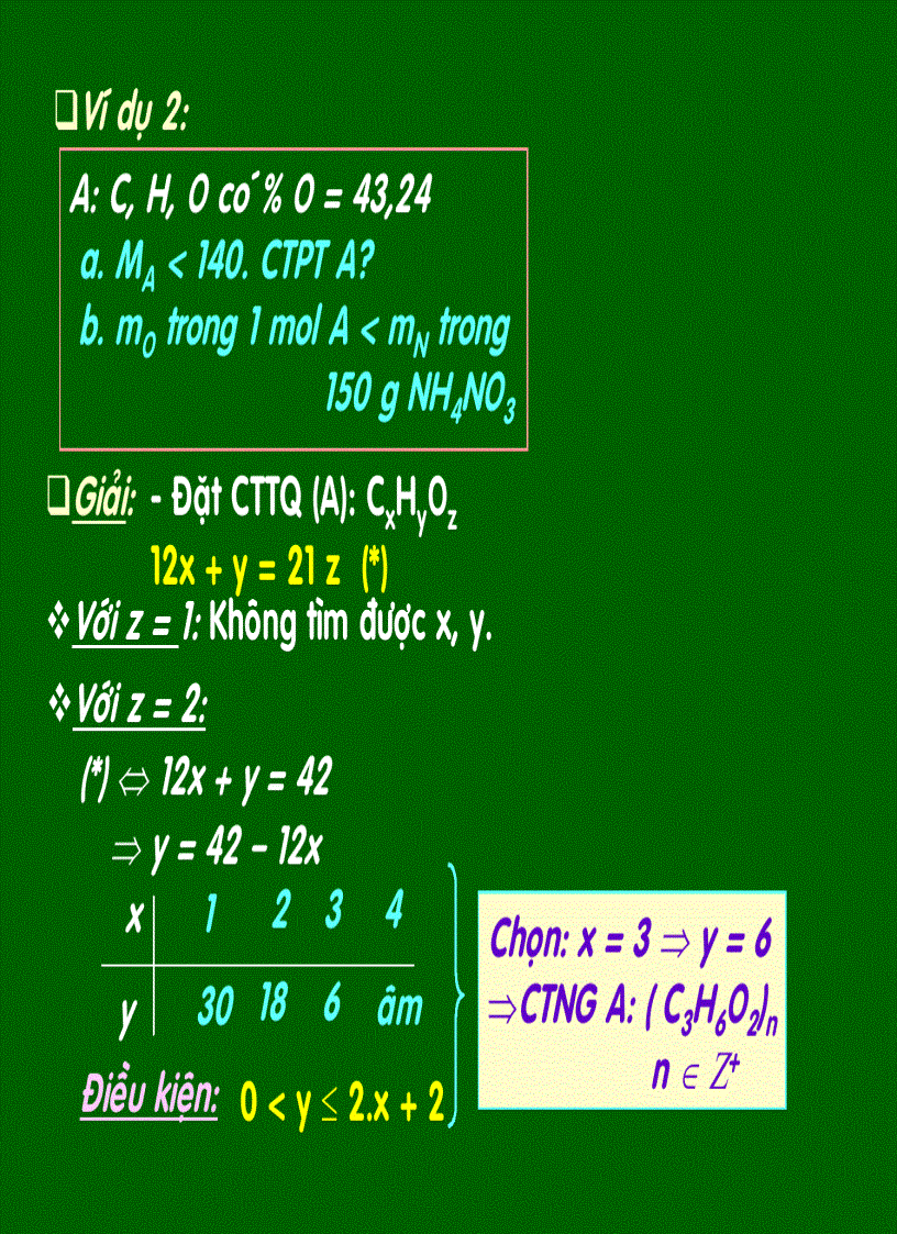 image for page Hóa 12 pp tìm công thức phân tử 2