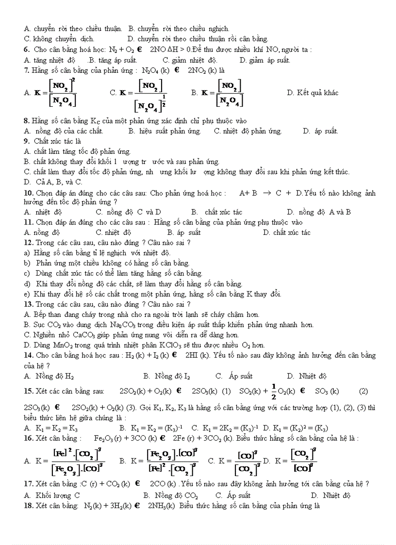 image for page Hóa đại cương Ôn thi đại học