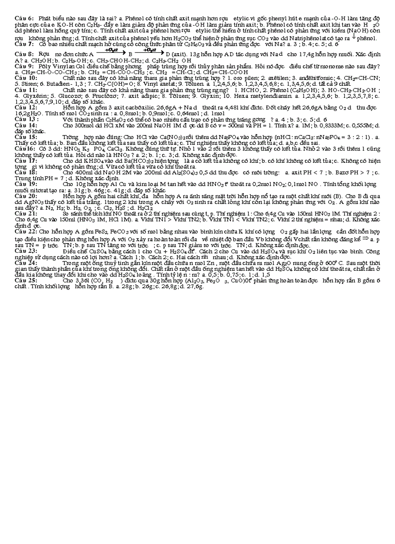 image for page Hóa hoc on thi dai hoc