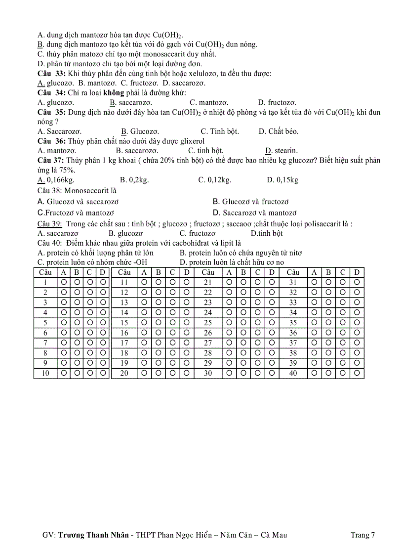 image for page Hoa12 tài liệu ôn thi