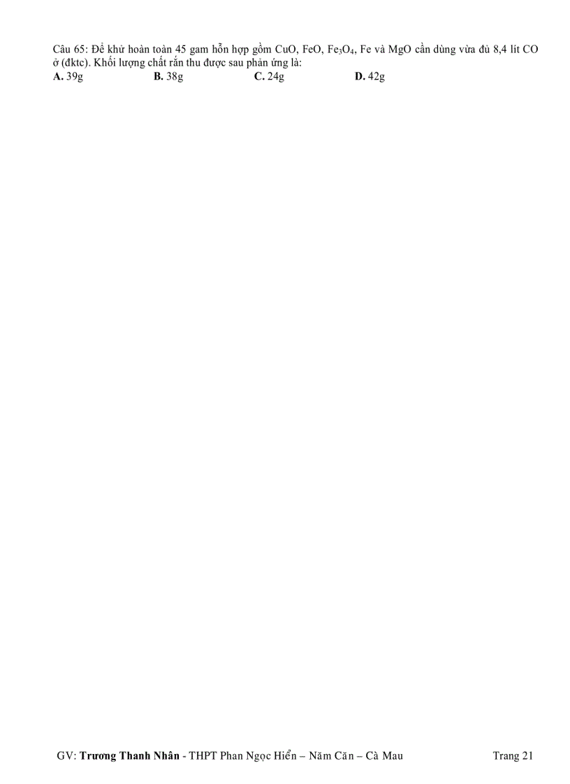 image for page Hoa12 tài liệu ôn thi