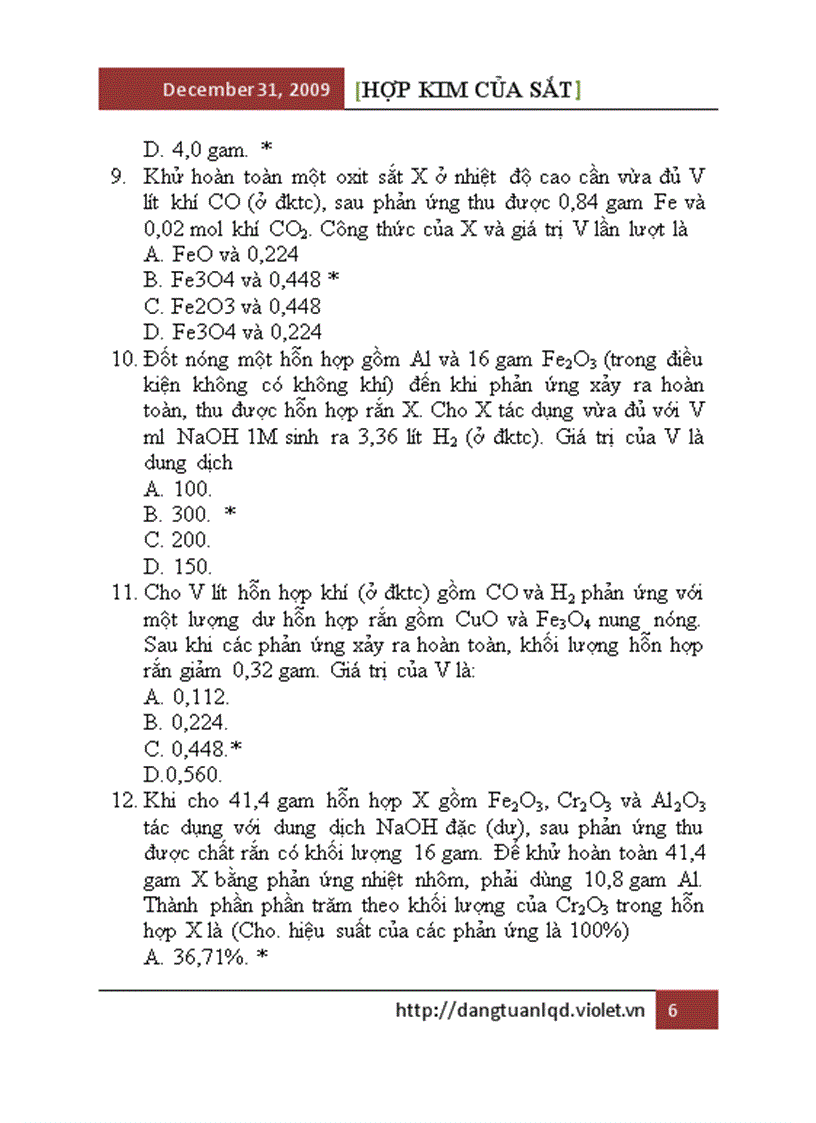 image for page Hợp kim của sắt