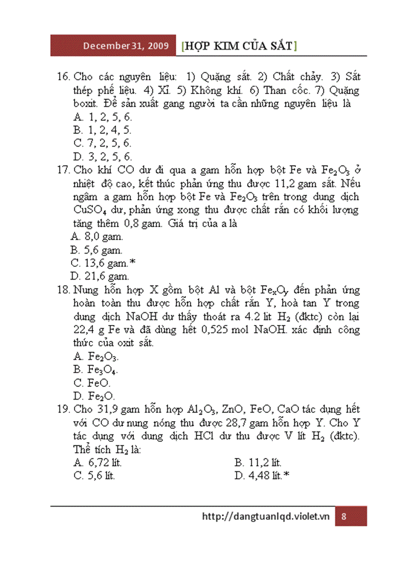 image for page Hợp kim của sắt