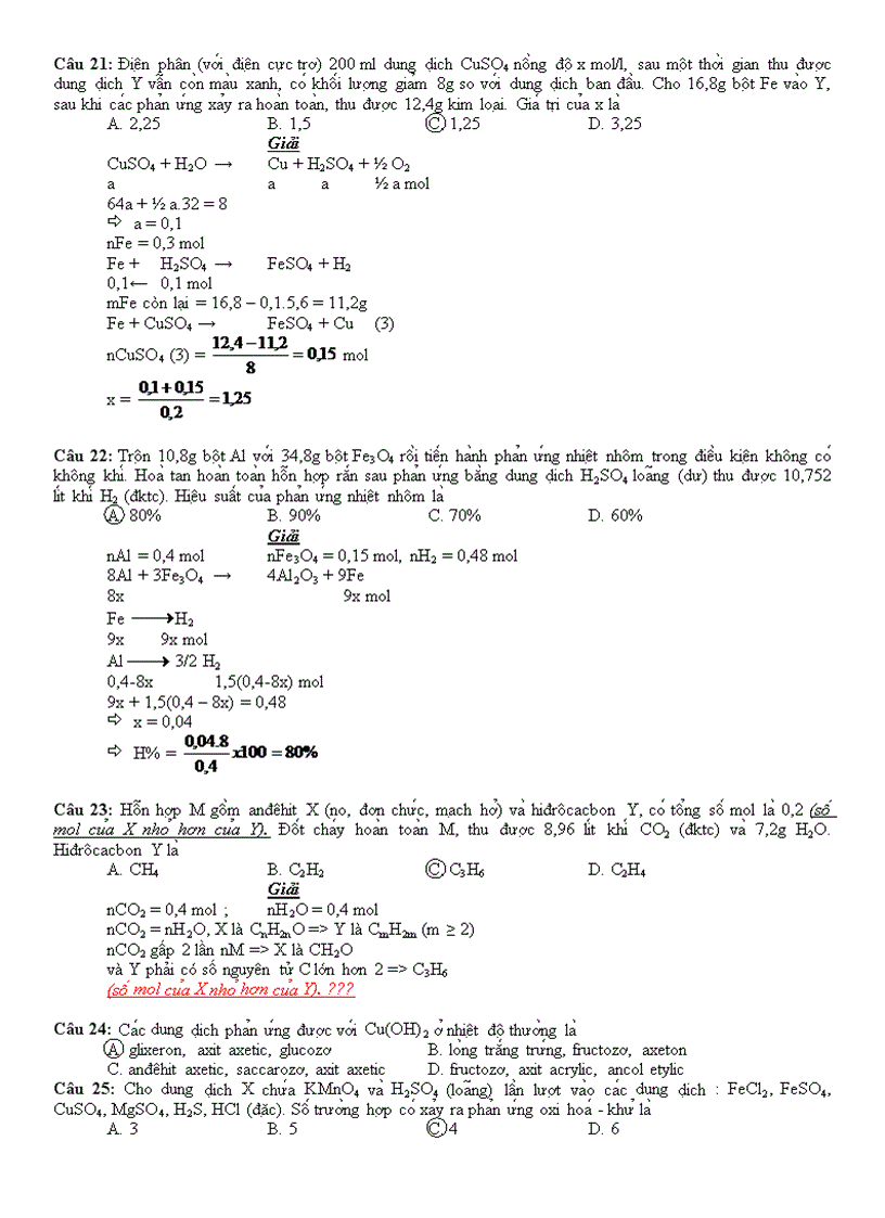 Hướng dẫn giải chi tiết đề thi đại học khối b 2010