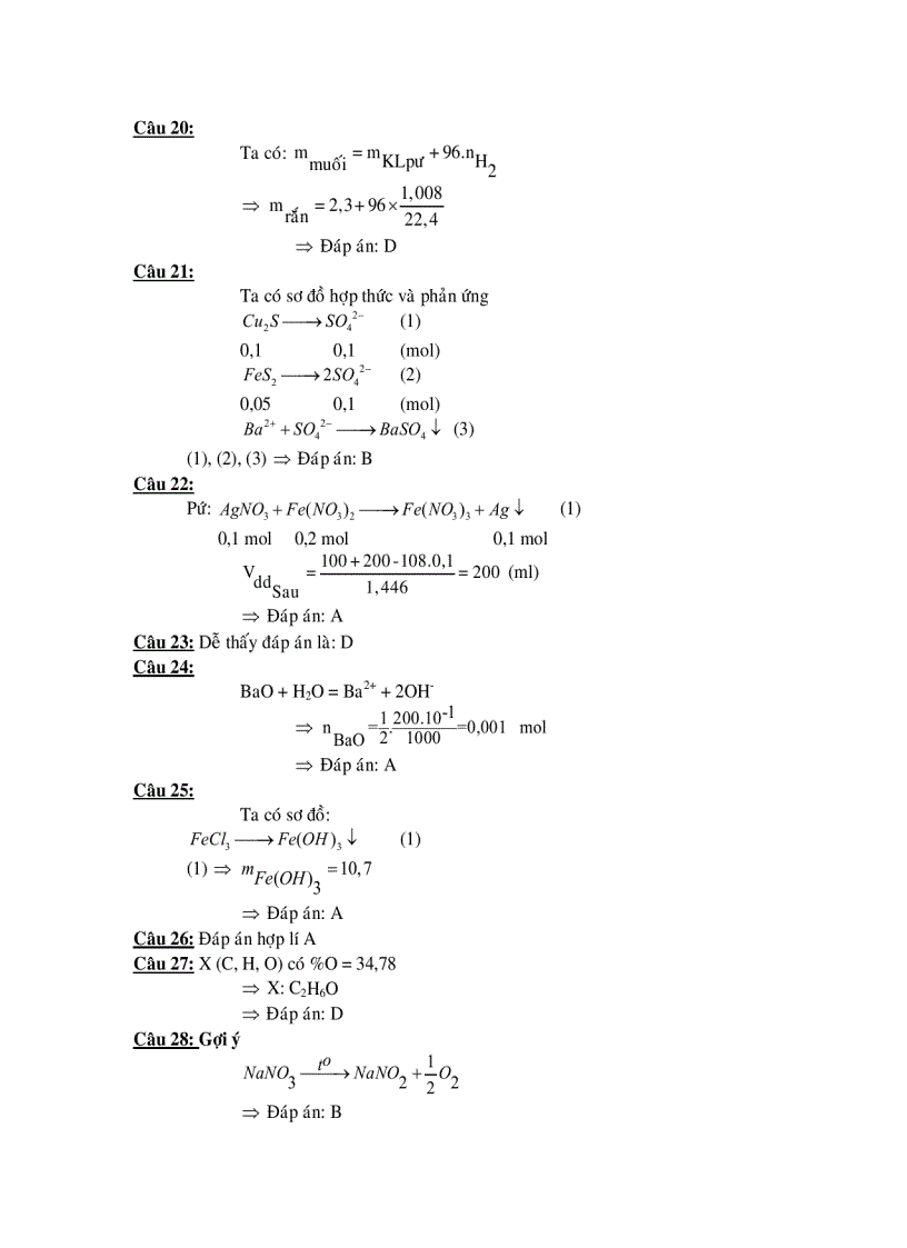image for page Hướng dẫn giải đề trắc nghiệm hóa 4