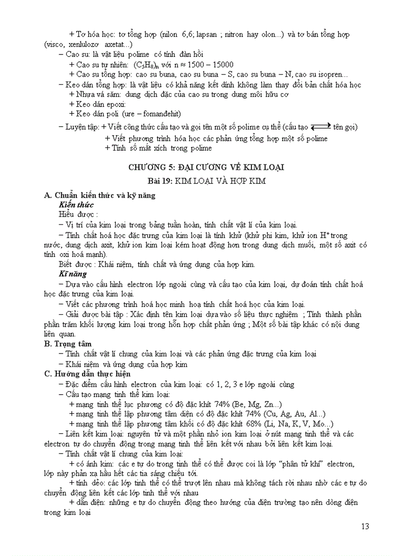 image for page Hướng dẫn thực hiện chuẩn KTKN Hóa 12 nâng cao