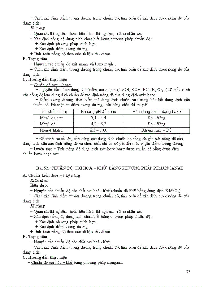 image for page Hướng dẫn thực hiện chuẩn KTKN Hóa 12 nâng cao