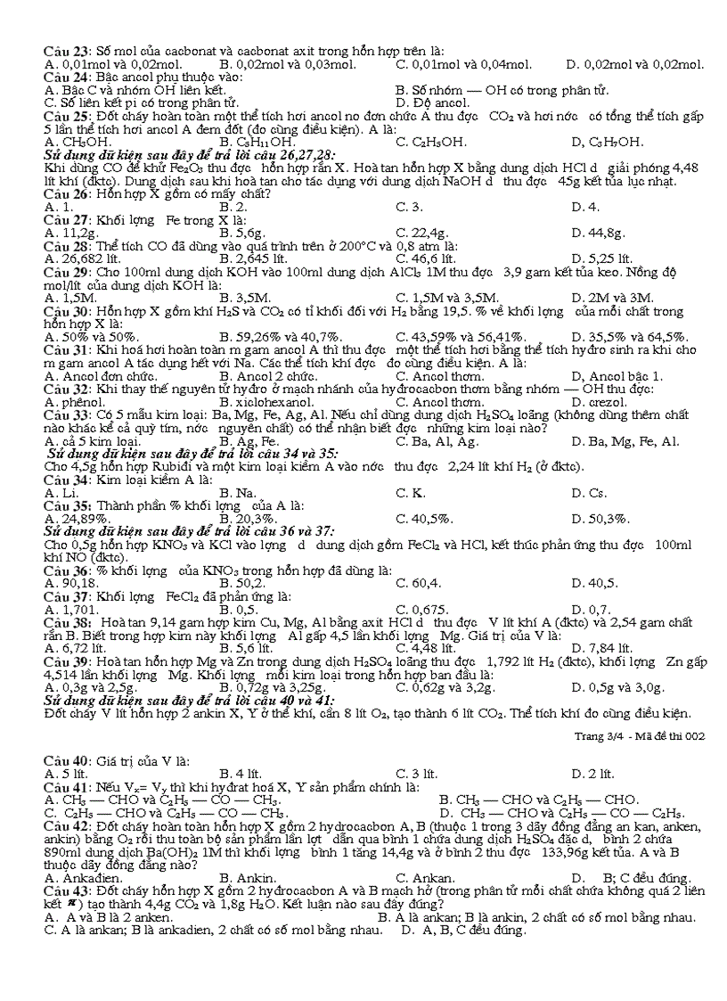 image for page Khao sat khoi A B Nam 2010 2011