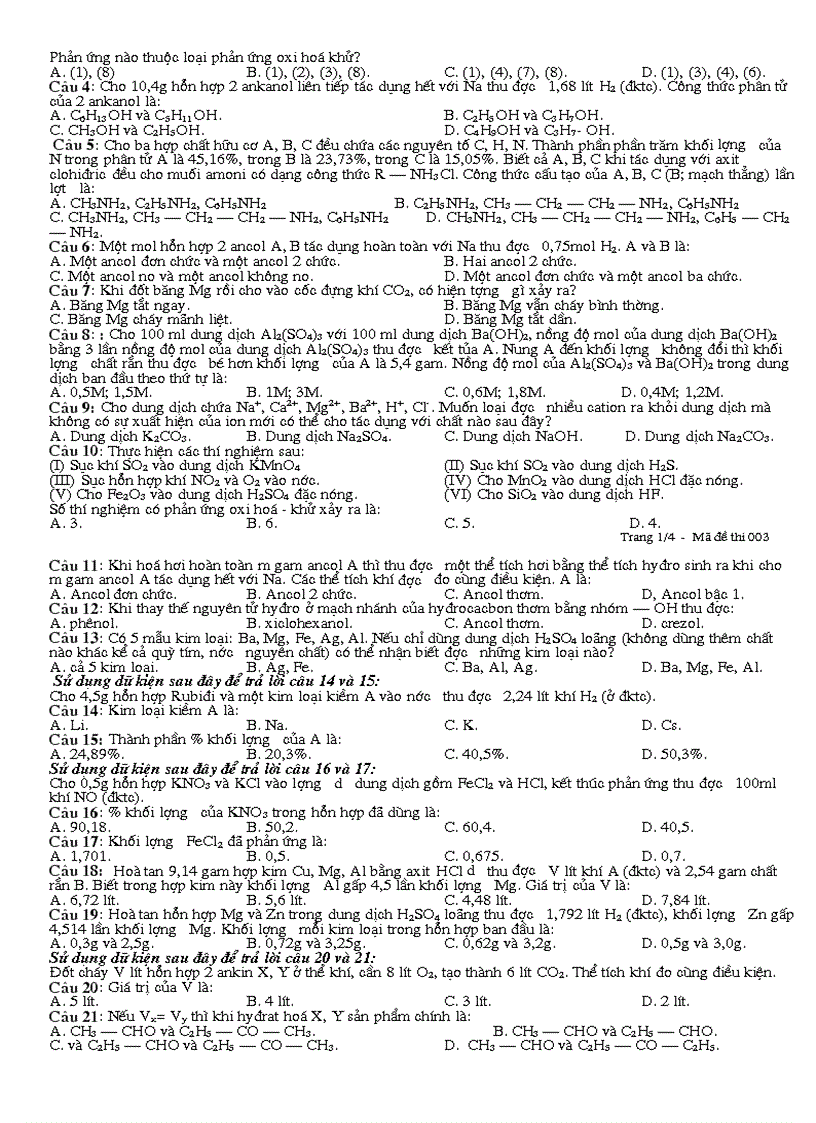 image for page Khao sat khoi A B Nam 2010 2011