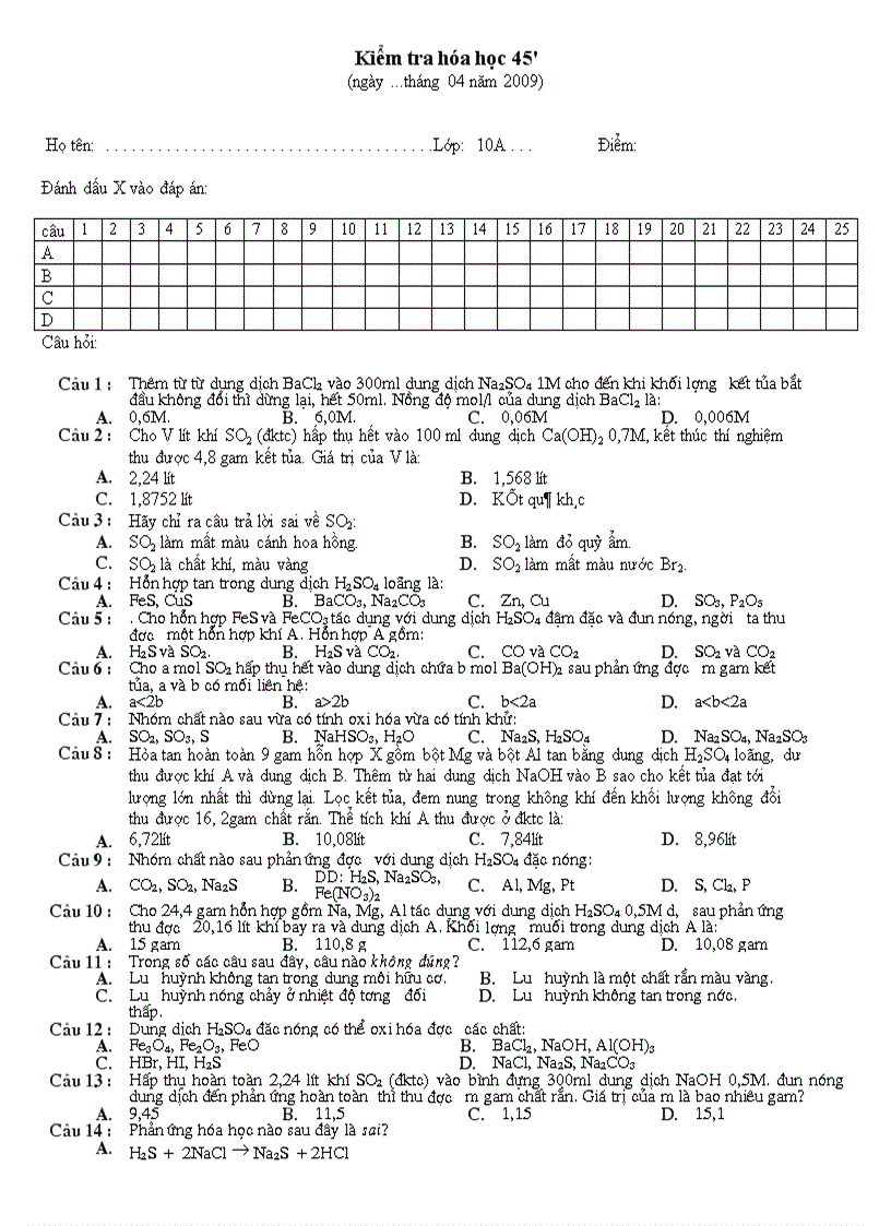 image for page Kiem tra 10A luu huynh