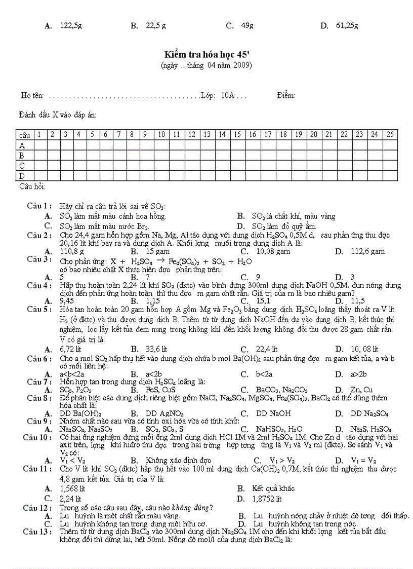 image for page Kiem tra 10A luu huynh