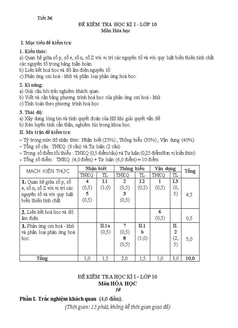 image for page Kiểm tra học kỳ I