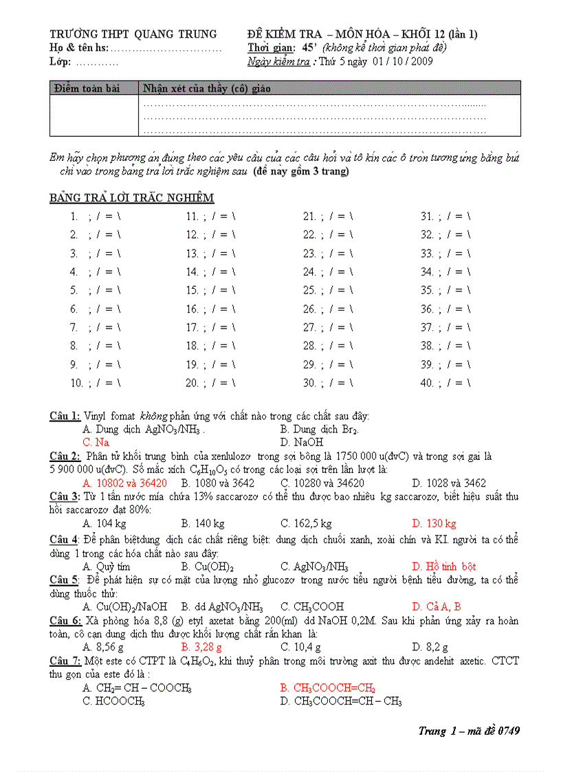 image for page Kiểm tra lần 1 k 12 bcb