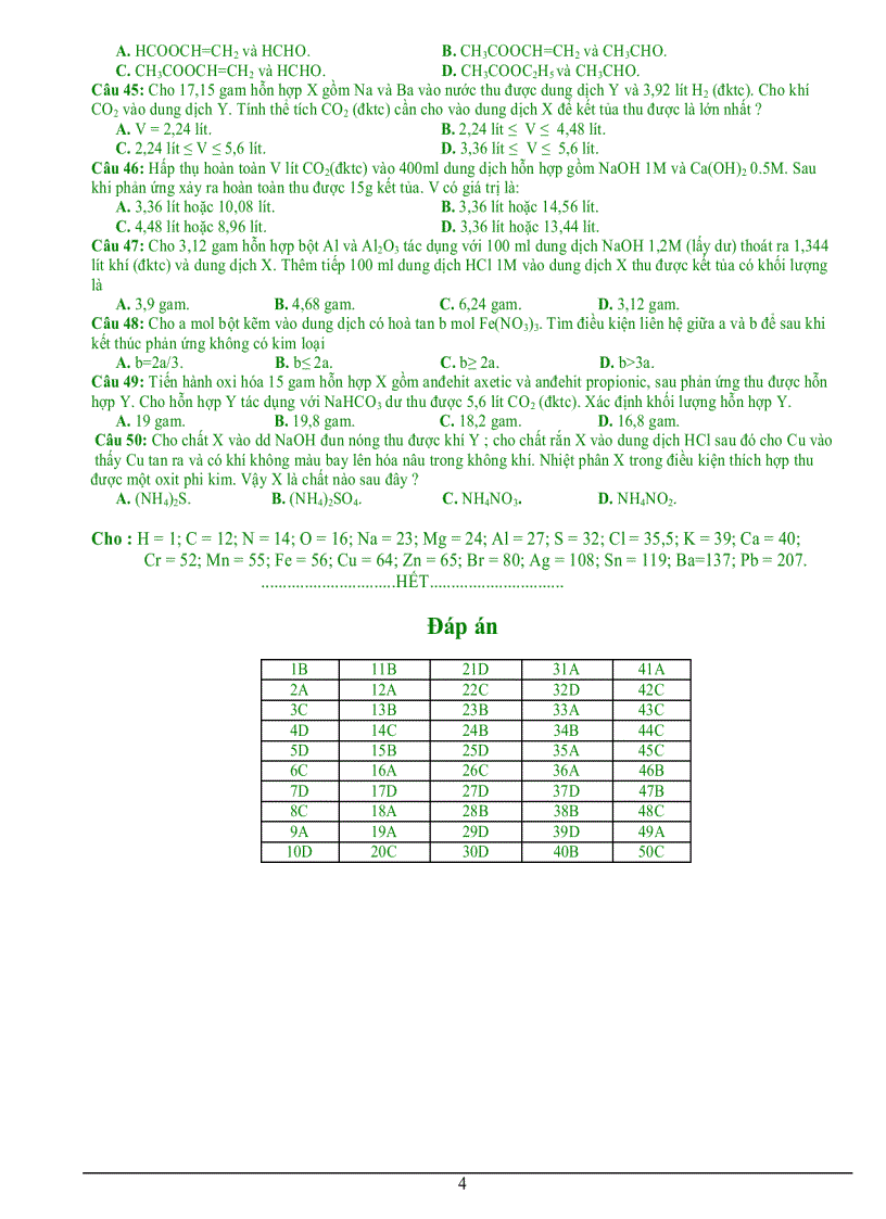 image for page LTĐH CĐ Hóa 2010 số 1