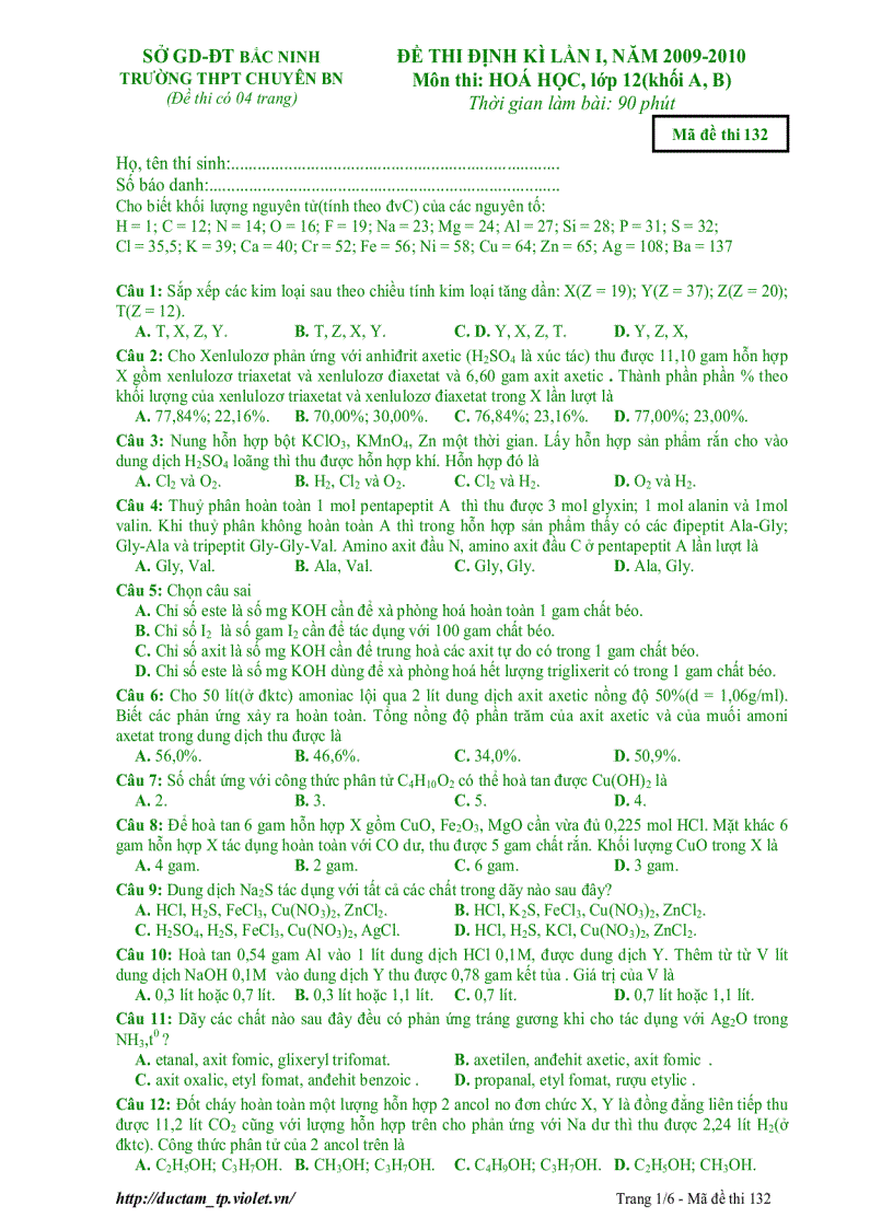 image for page LTĐH CĐ Hóa 2010 số 10