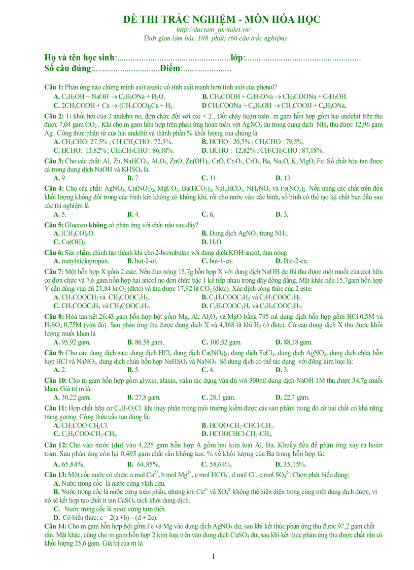 image for page LTĐH CĐ Hóa 2010 số 2