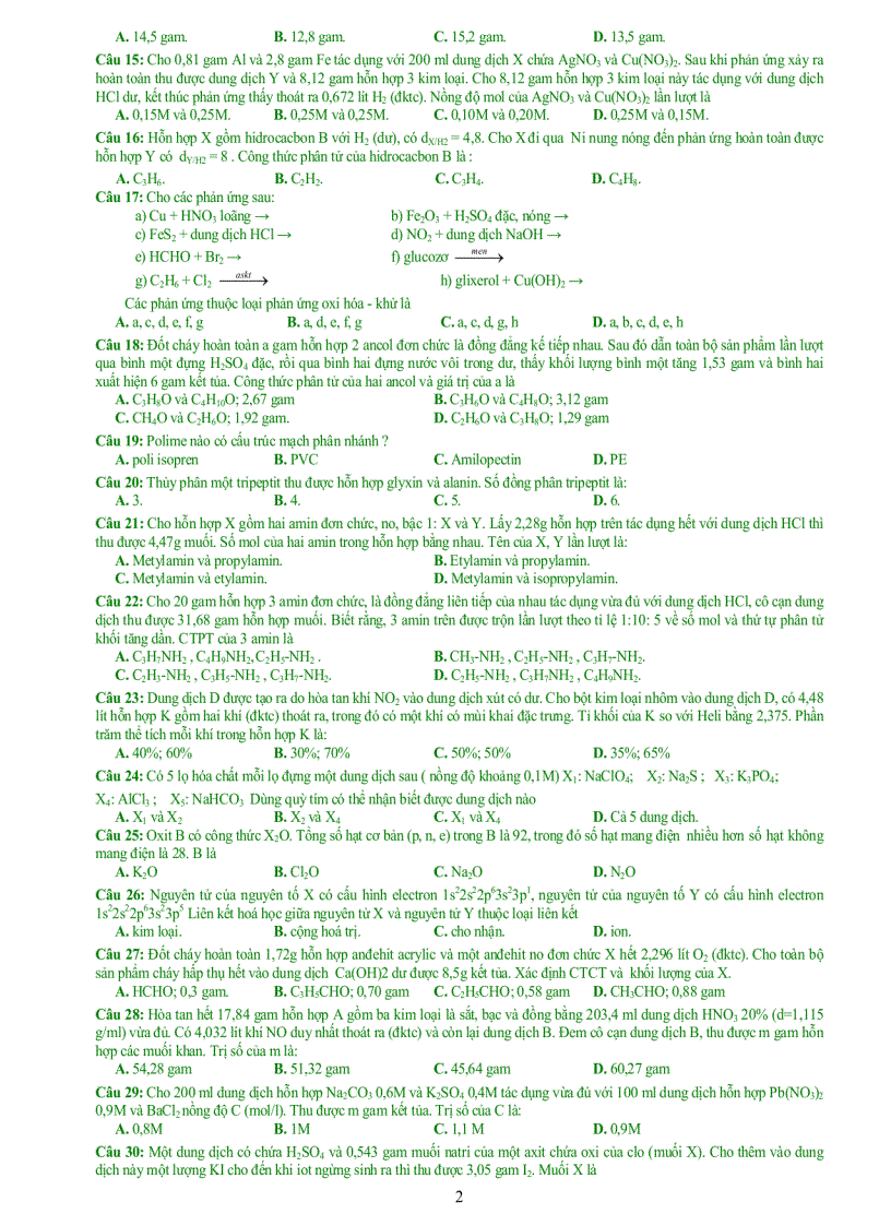 image for page LTĐH CĐ Hóa 2010 số 2