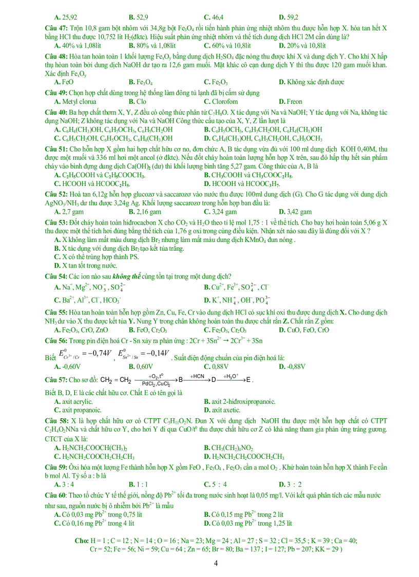 image for page LTĐH CĐ Hóa 2010 số 2