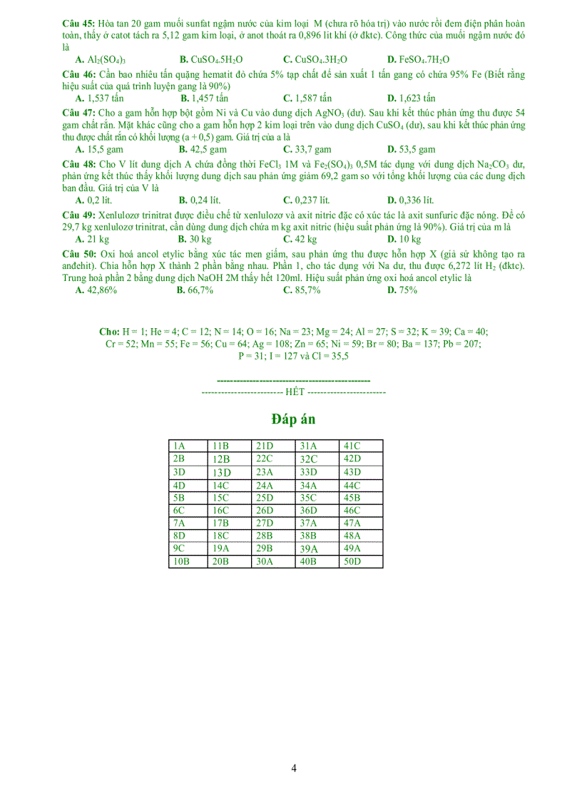 image for page LTĐH CĐ Hóa 2010 số 6