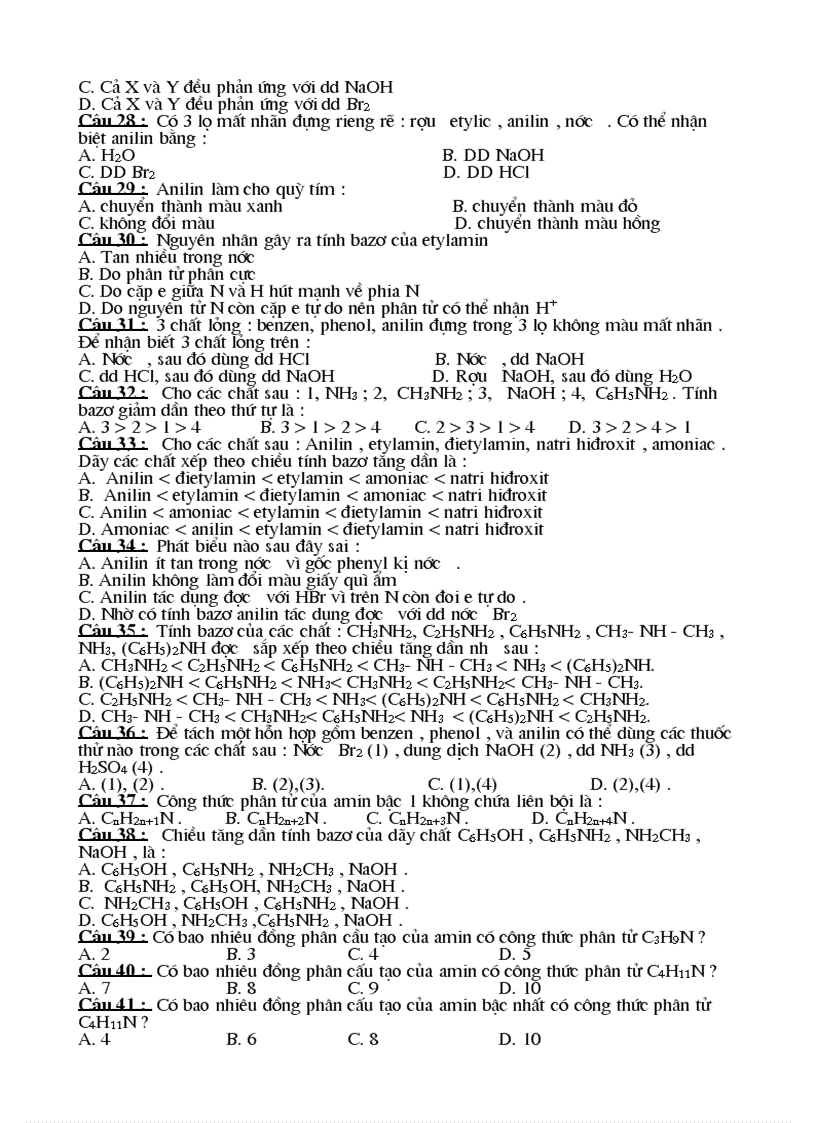 image for page Luyen thi Dai Hoc phan AMIN ANILIN