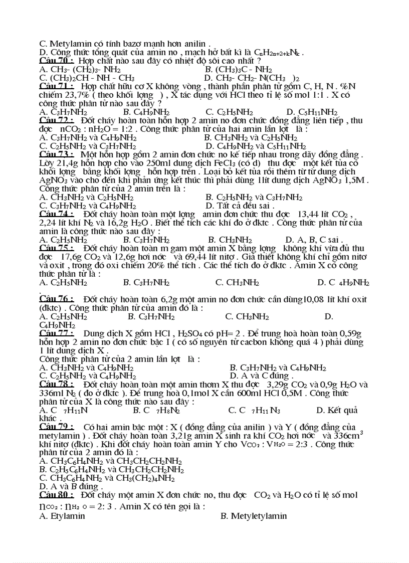 image for page Luyen thi Dai Hoc phan AMIN ANILIN