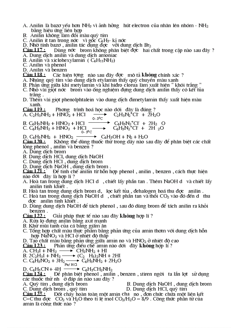 image for page Luyen thi Dai Hoc phan AMIN ANILIN