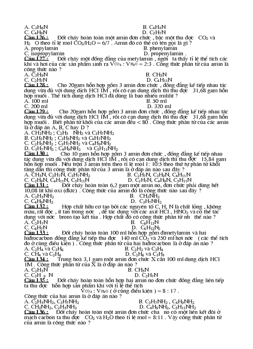 image for page Luyen thi Dai Hoc phan AMIN ANILIN