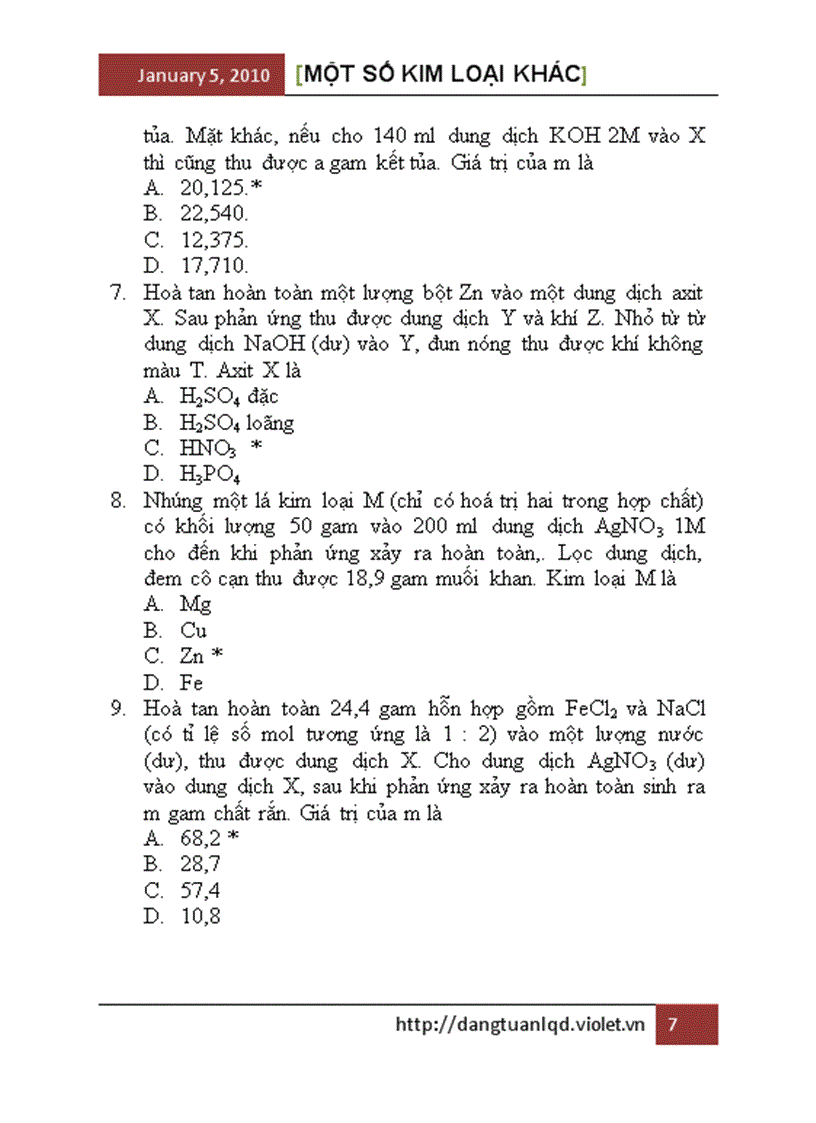 image for page Mot so kim loai khac