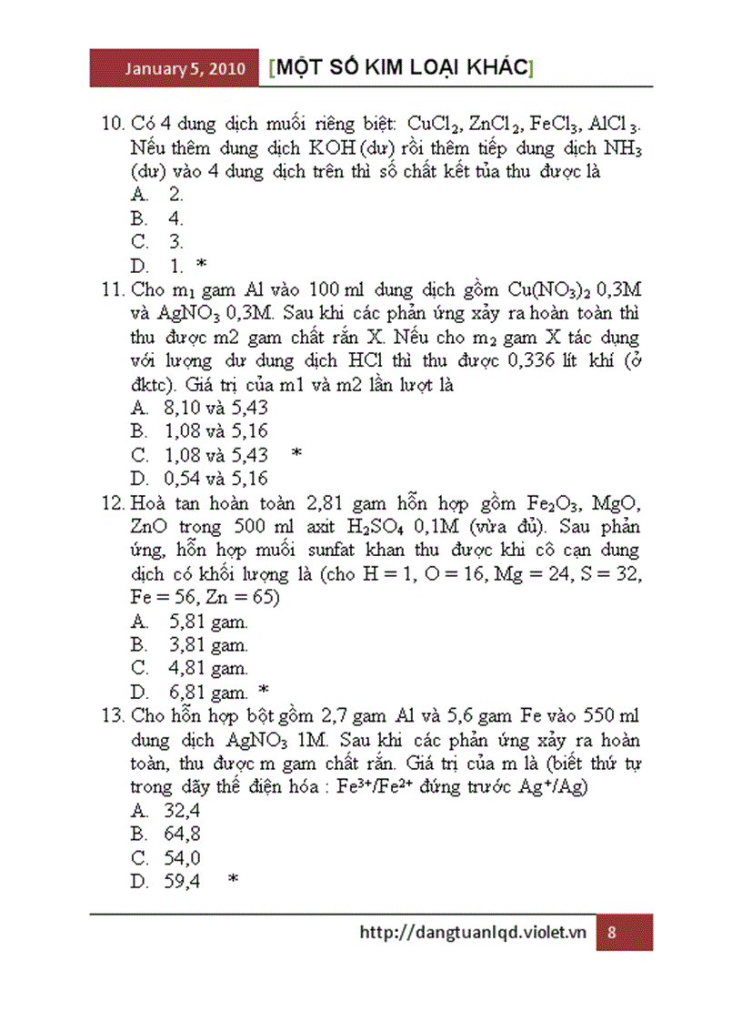 image for page Mot so kim loai khac