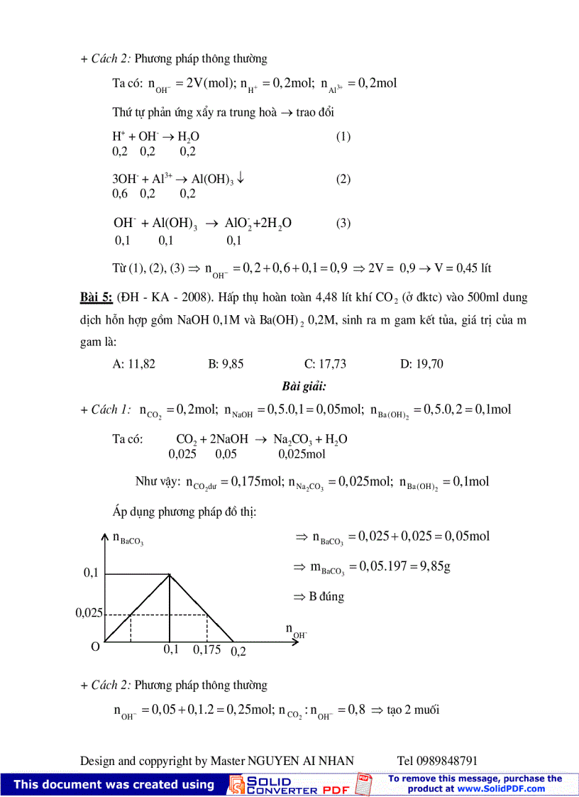 image for page Một số phương pháp giải nhanh bài toán hóa học