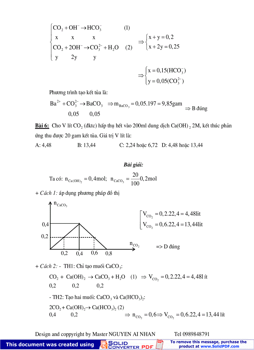 image for page Một số phương pháp giải nhanh bài toán hóa học