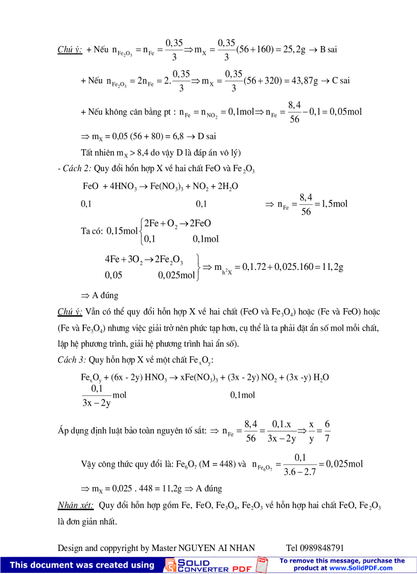 image for page Một số phương pháp giải nhanh bài toán hóa học