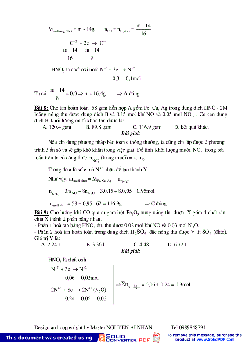 image for page Một số phương pháp giải nhanh bài toán hóa học
