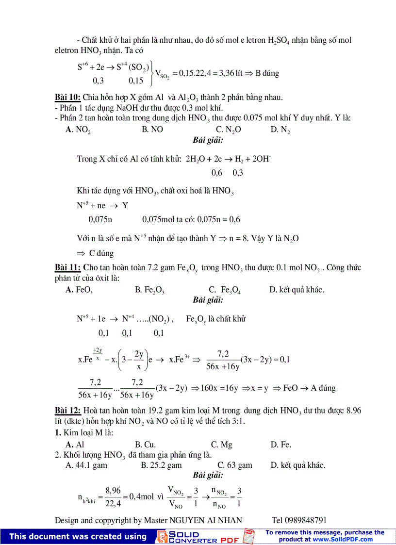 image for page Một số phương pháp giải nhanh bài toán hóa học
